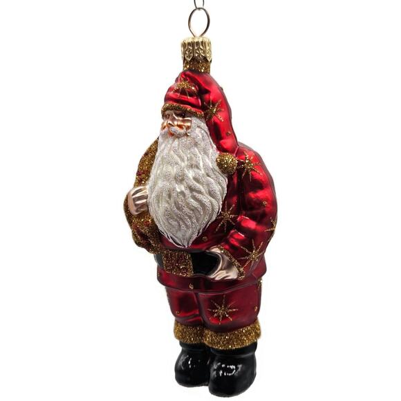 Patricia Breen Nordstrom Santa Claus Red Moon Star Celestial Christmas Ornament - Picture 5 of 10